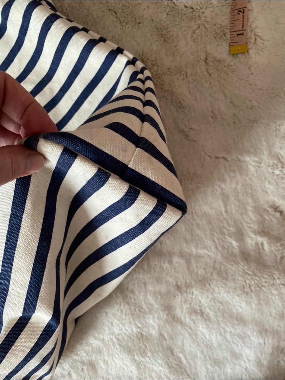 Baggu stripped Duck canvas tote/crossbody bag - Picture 5 of 14